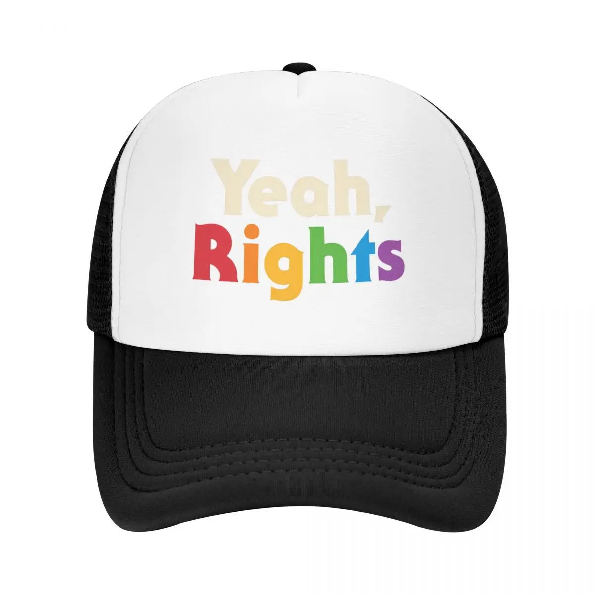 

Yeah Rights Baseball Cap Original Mesh Baseballs Caps Funny Adjustable Y2K Summer Dad Gift