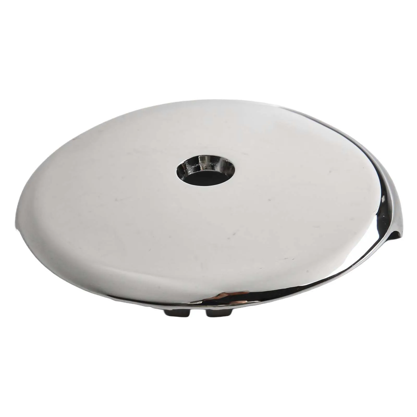 Bathtub Accessory Silver Overflow Panel Fits Standard Tubs Includes Mounting Plate Simple Setup Solid Brass Construction
