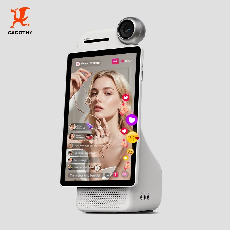 

CADOTHY IBig 5S Интегрированная камера и аудио Инновационное решение для прямой трансляции для электронной коммерции, образования и бизнеса