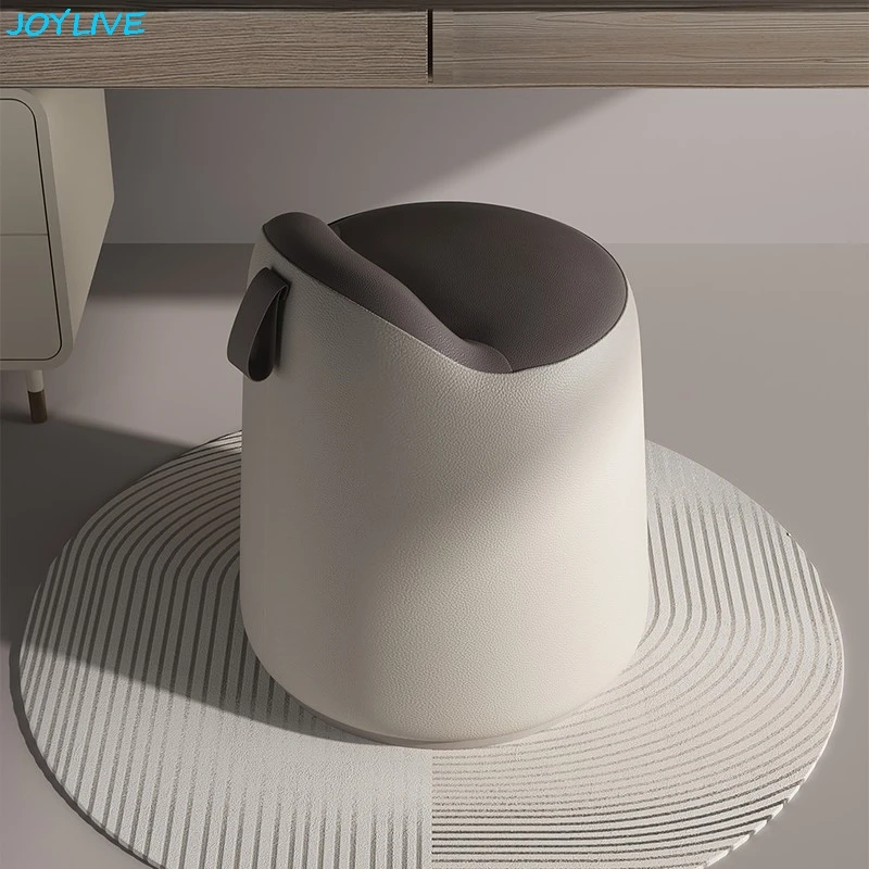 

2025 современный роскошный дизайн для домашнего использования, вращающийся табурет для макияжа, минималистичный туалетный столик для спальни для девочек, стул для отдыха на балконе