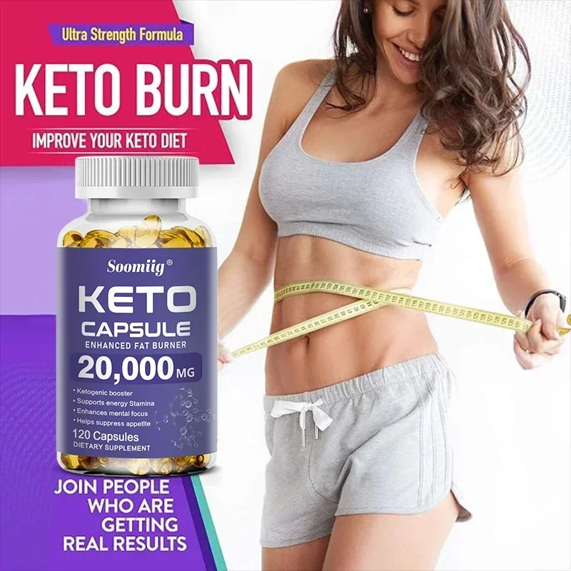 Keto Capsules - Weight Loss 20000 Mg Super Fat Burner Pure Detox Cleanse Digestion Appetite Suppressant Immunity for Women & Men