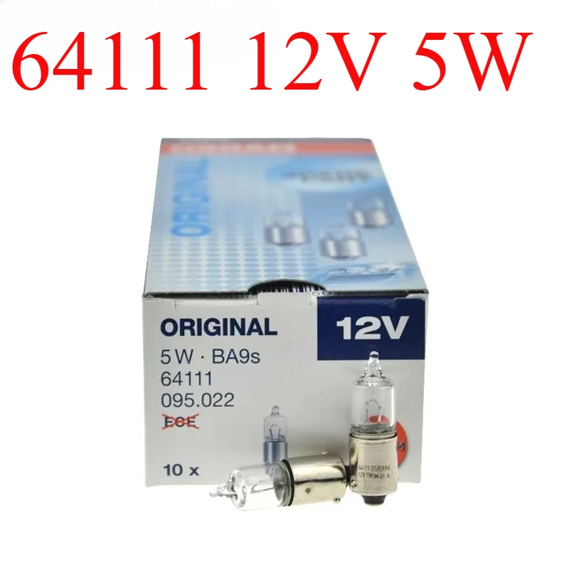 NEW OSRAM 64111 12V5W Halogen Bulb BA9S Lamp MINIWATT Miniature Read Indicator Machine Tool Lamp - Image 2