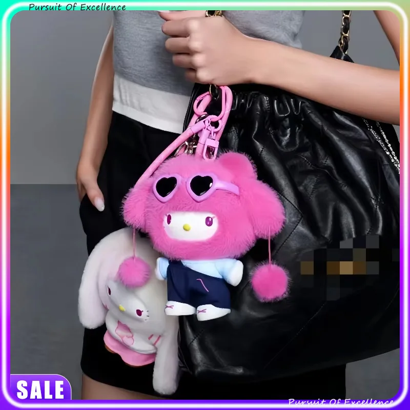 

Hot Seller Miniso Sanrio Characters Hello Kitty Popstar Series Blind Box Vinyl Face Plush Doll Pendant Keychain Christmas Gift