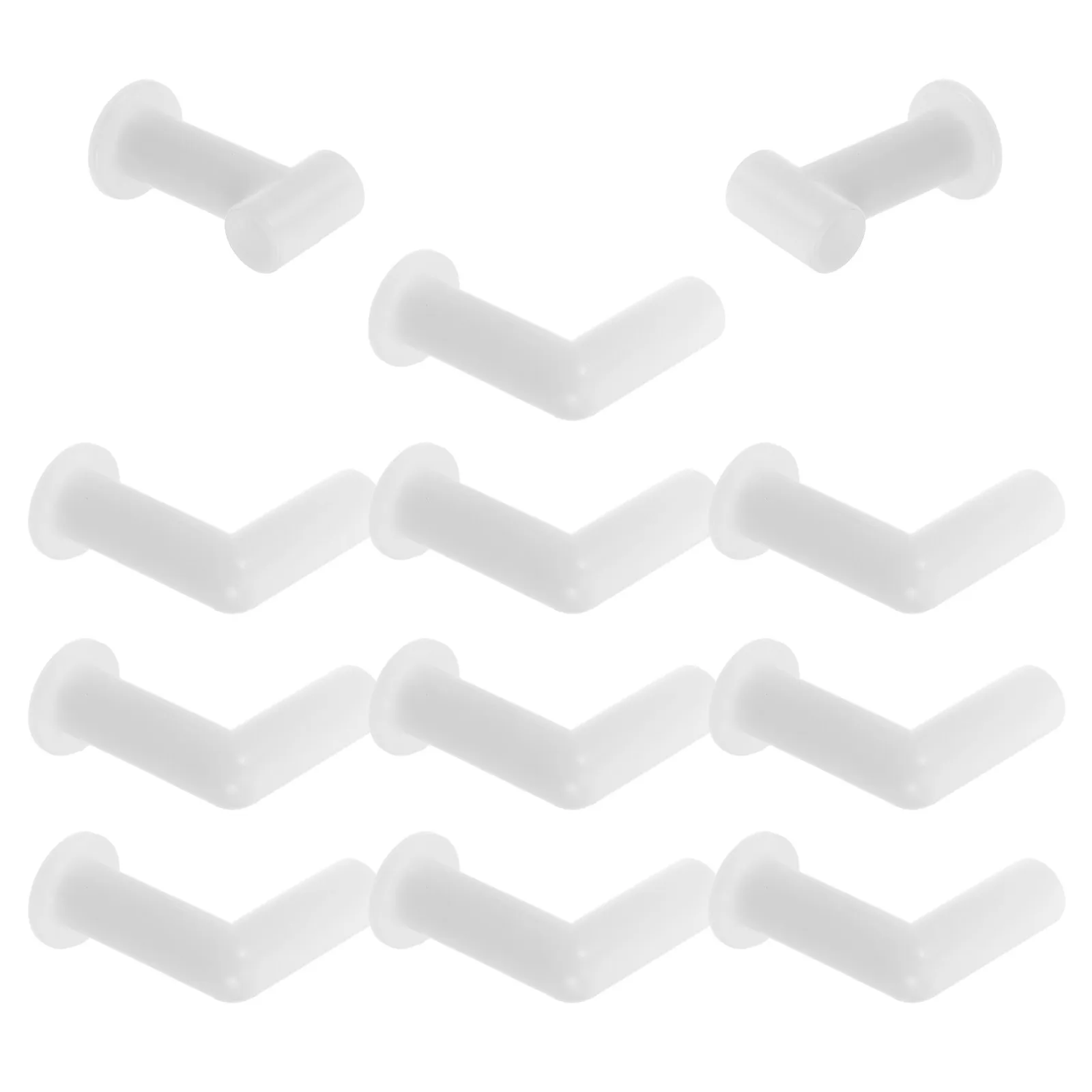 12 pièces, connecteur de main courante pour étagère de supermarché, adaptateur de protection en plastique pour tuyau, joint de fixation stable, installation facile, pour usage extérieur.