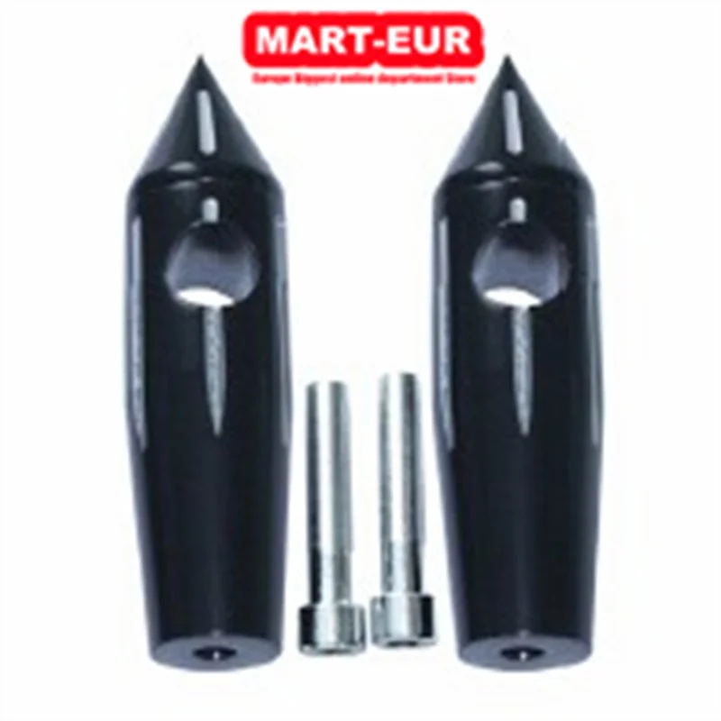 MARTEUR Motorcycle Handlebar Risers for Mount with coarse thread riser bolts. ·4" Rise ·7" overall height ·Same as black