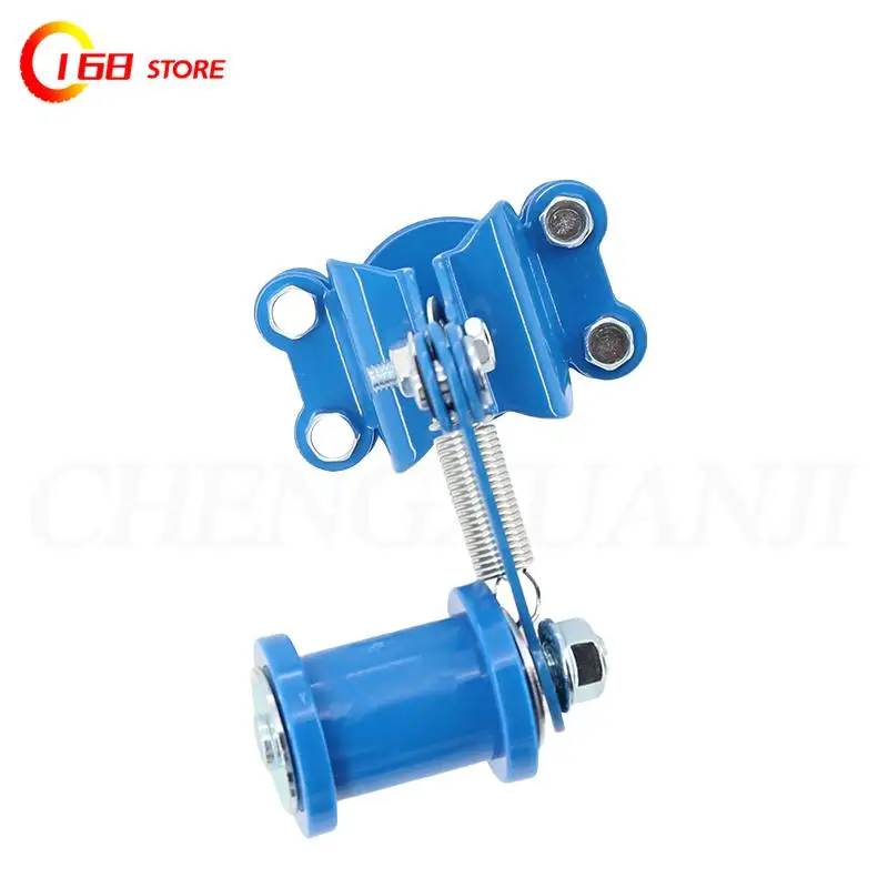 العالمي الألومنيوم دراجة نارية سلسلة الموتر الضابط الأسطوانة أدوات تعديل الملحقات ل الترابية دراجة الطرق غير الممهدة ATV موتوكروس