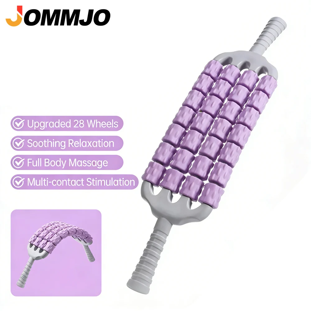

1PCS Muscle Roller Stick with Raised Nodes, Manual Deep Tissue Massage Tool for Athletes & Runners, Portable Body Massage Stick