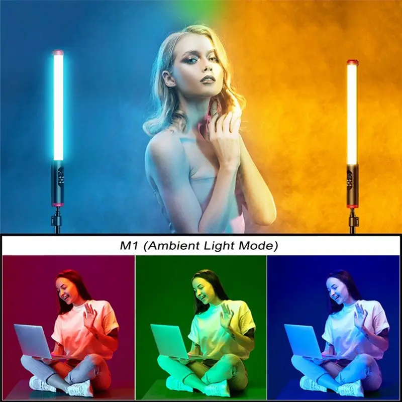 

*ABAB 3000-6000K цветовая температура RGB заполняющий светильник в прямом эфире окружающий свет ручной светодиодный цветной светильник для дайвинга