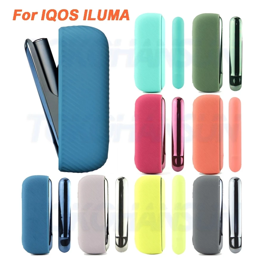 Silicone Protective Case + Side Cover for IQOS ILUMA High Quality Protective Cover for IQOS 4 ILUMA Case Outer Accessories