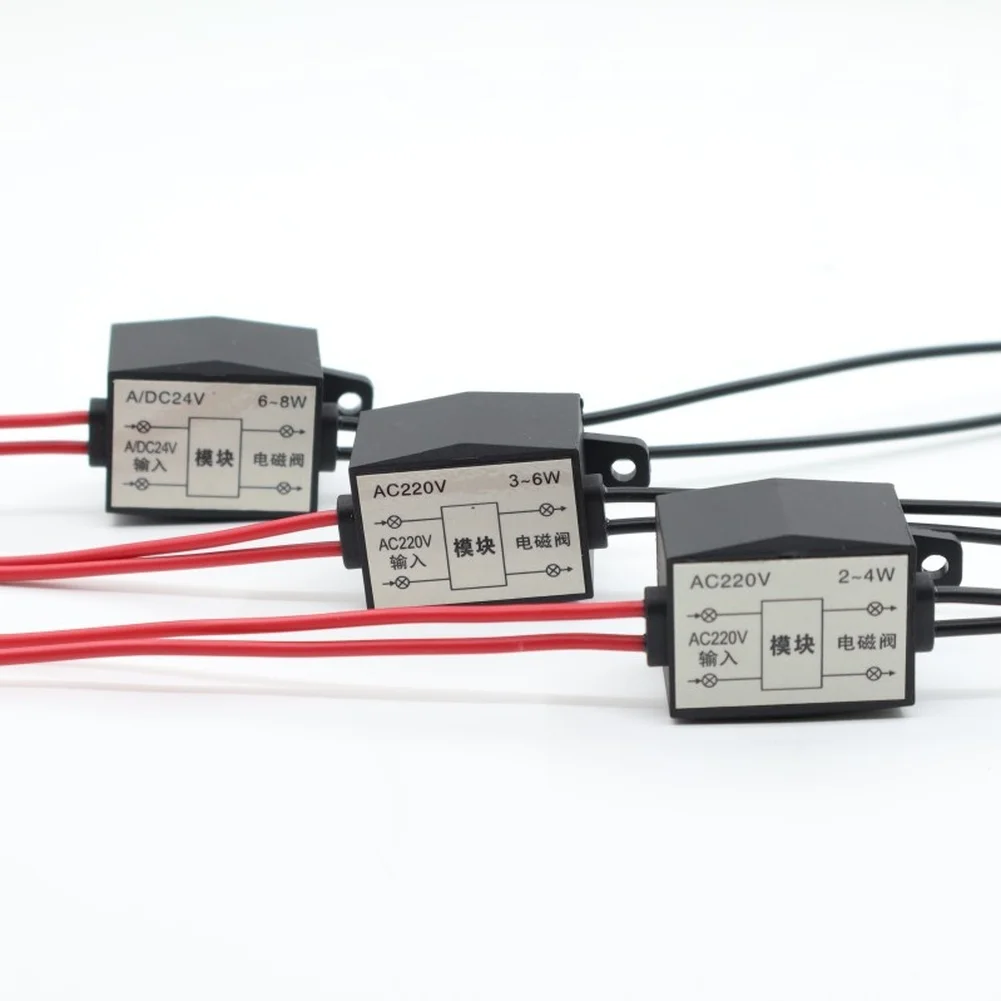 2pcs Energy Saving Module for Solenoid Valves AC220V DC24V Compatible 2-4W 3-6W 6-8W Power Range Efficient Power Use Design