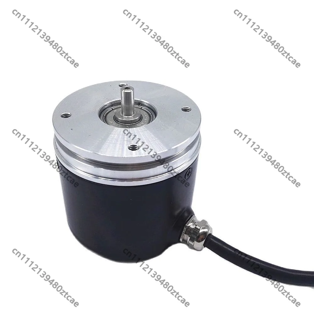 58mm Industrial Rotary Encoder 5mm Solid Shaft 2500PPR Incremental Type Line Driver Output