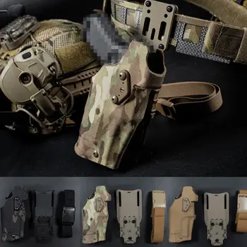 Taktické univerzální rychloupínací pouzdro na zbraň s rychloupínacím mechanismem pro Glock 17 s airsoftovou svítilnou X300 X300U 8 nejlepší prodej Držák puškohledu Henry 17 HMR - №8