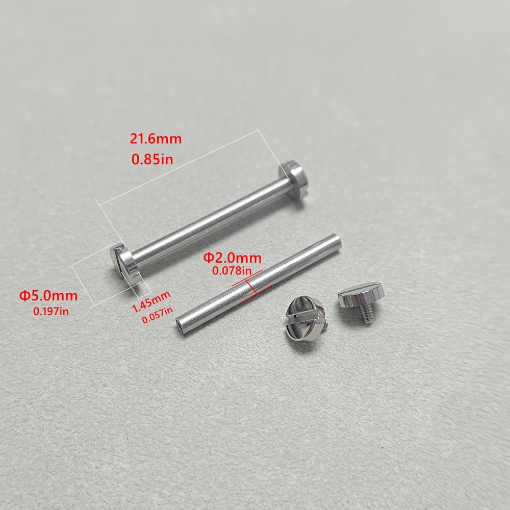 مناسبة لقضبان المسمار المصنوعة من الفولاذ المقاوم للصدأ PASHA إصلاح قطع الغيار لقضبان سميكة بقطر 2.0 مم وطول 21.6 مم