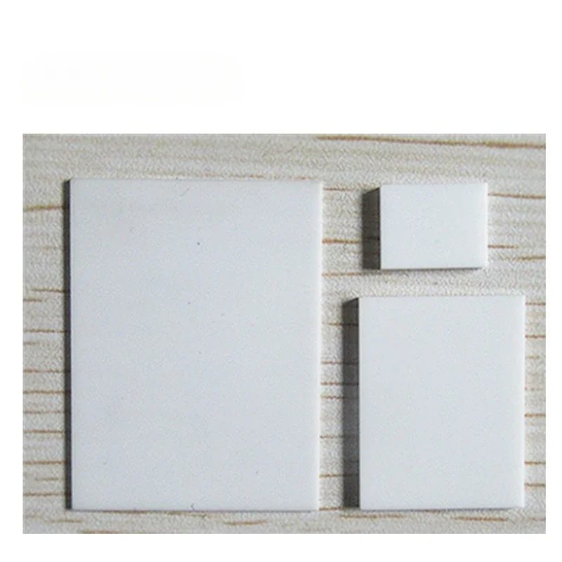 

NEW 5pcs Beryllium Oxide Ceramic Sheet BeO 20X26mm 48.4x48.4 7.6x7.2 2.5x2.5 High Thermal Conductivity Beryllia Ceramics Plate