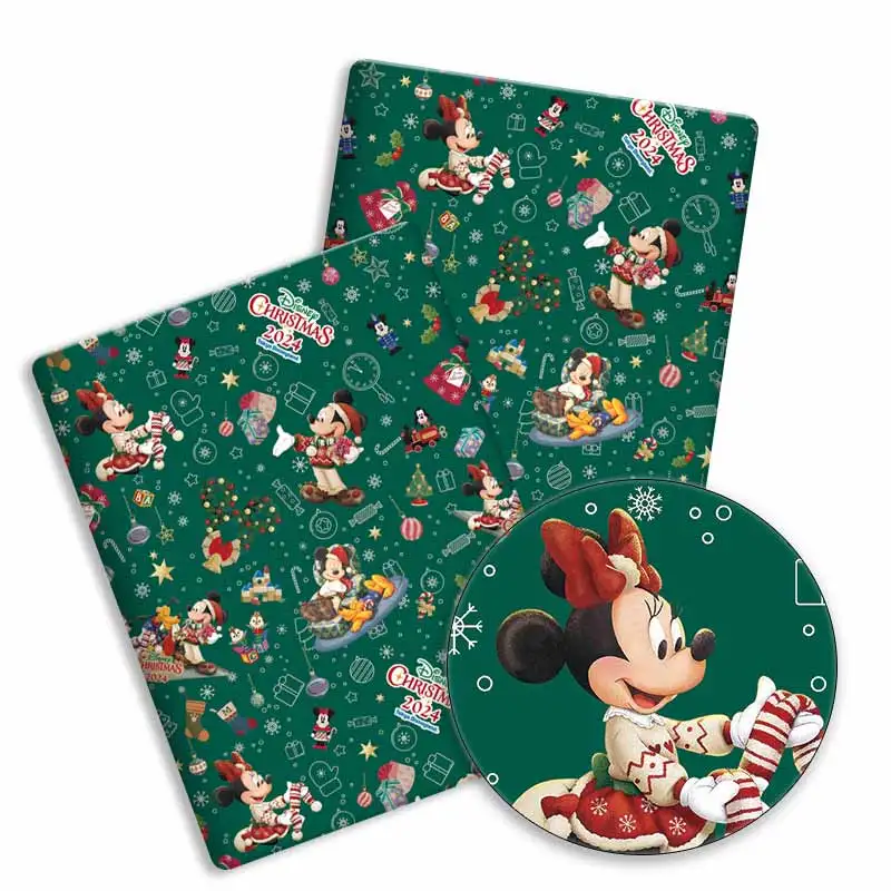 Tkanina Disney 140x50CM Kreskówka tkanina bawełniana Patchwork Tkanina Kid Home Tekstylia do szycia Sukienka dla lalek Zasłona Tkanina bawełniana