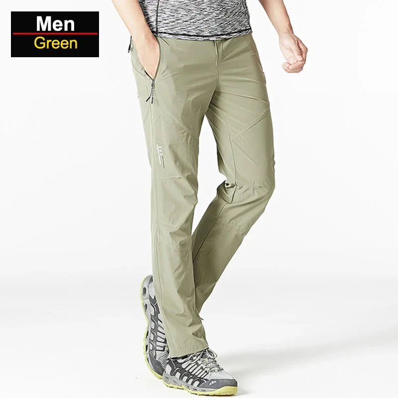 

Waterproof Camping Hiking Pants Men Quick Dry Summer Trekking Climbing Fishing Outdoor Sport Trousers Women Anti-scratch