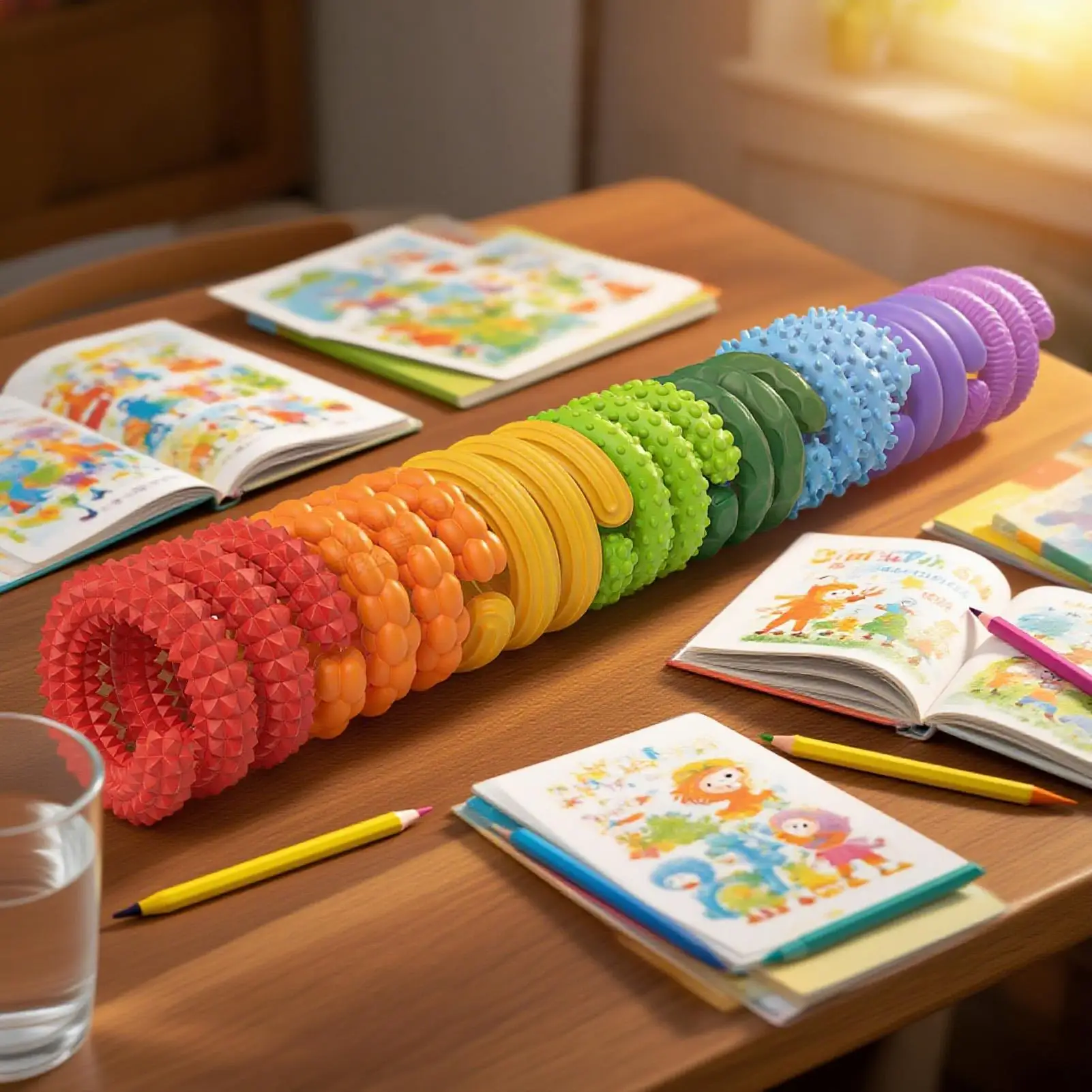 Nowa Silikonowa Tablica Sensoryczna Zabawki Antystresowe dla Dzieci Edukacyjna Zabawka Dekompresyjna Tablica Montessori Prezenty