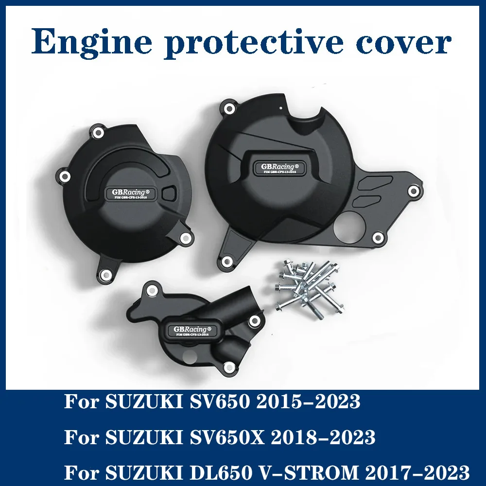 

For Suzuki SV650 2015-2023 SV650X 2018-2023 DL650 V-STROM 2017-2023 GBR aing Engine Protection Cover