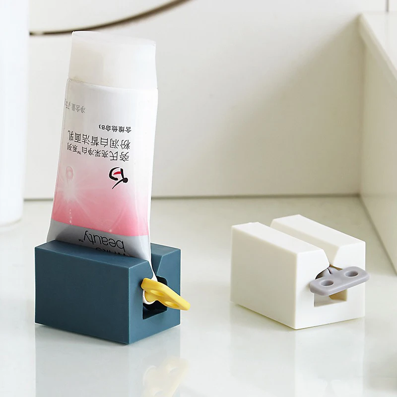 Toothpaste Squeezer Dispenser Face Wash Roller Toothpaste Tube Press Dental Cream Squeezer Bathroom Toothpaste Clip JYGQ05