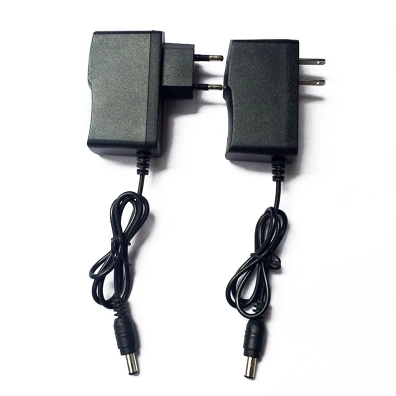 AC ke 100 - 240V DC adaptor daya suplai adaptor pengisian 12V 0,5 A 500mA US EU Plug 5.5mm x 2.1mm untuk lampu Strip LED