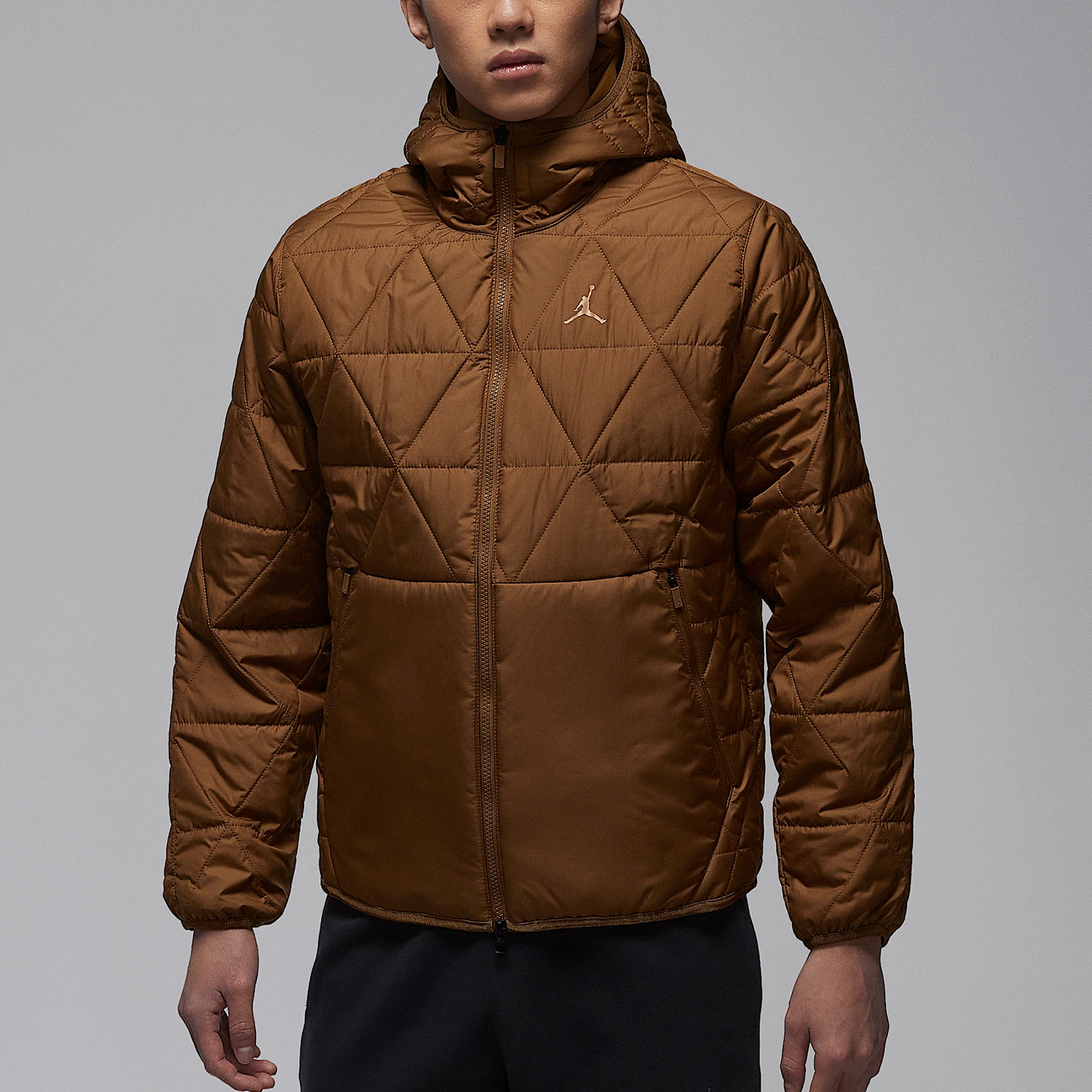Ropa de algodón con capucha para hombre Nike JORDAN, cálida y duradera, modelo FZ3163-281.