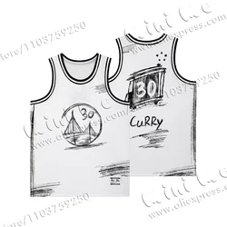 Summer New Hot Sale curry Sleeveless Jersey Dončić Men's MINISO Breathable Kid sanrio Kuromi Quality Children's Unisex Top