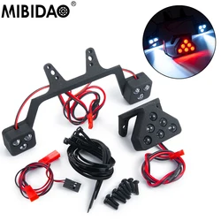 MIBIDAO Anteriore e Posteriore Luci A LED Faretto Faro Fanale Posteriore Lampada Per 1/5 KRATON 8S RC Crawler Auto Decorazione Parti FAI DA TE