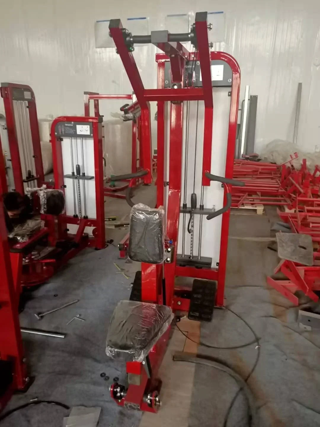 Professional Heavy  Professional Commercial Fitness Exercise Gym Equipment Seated Row Pin Loaded Machine
