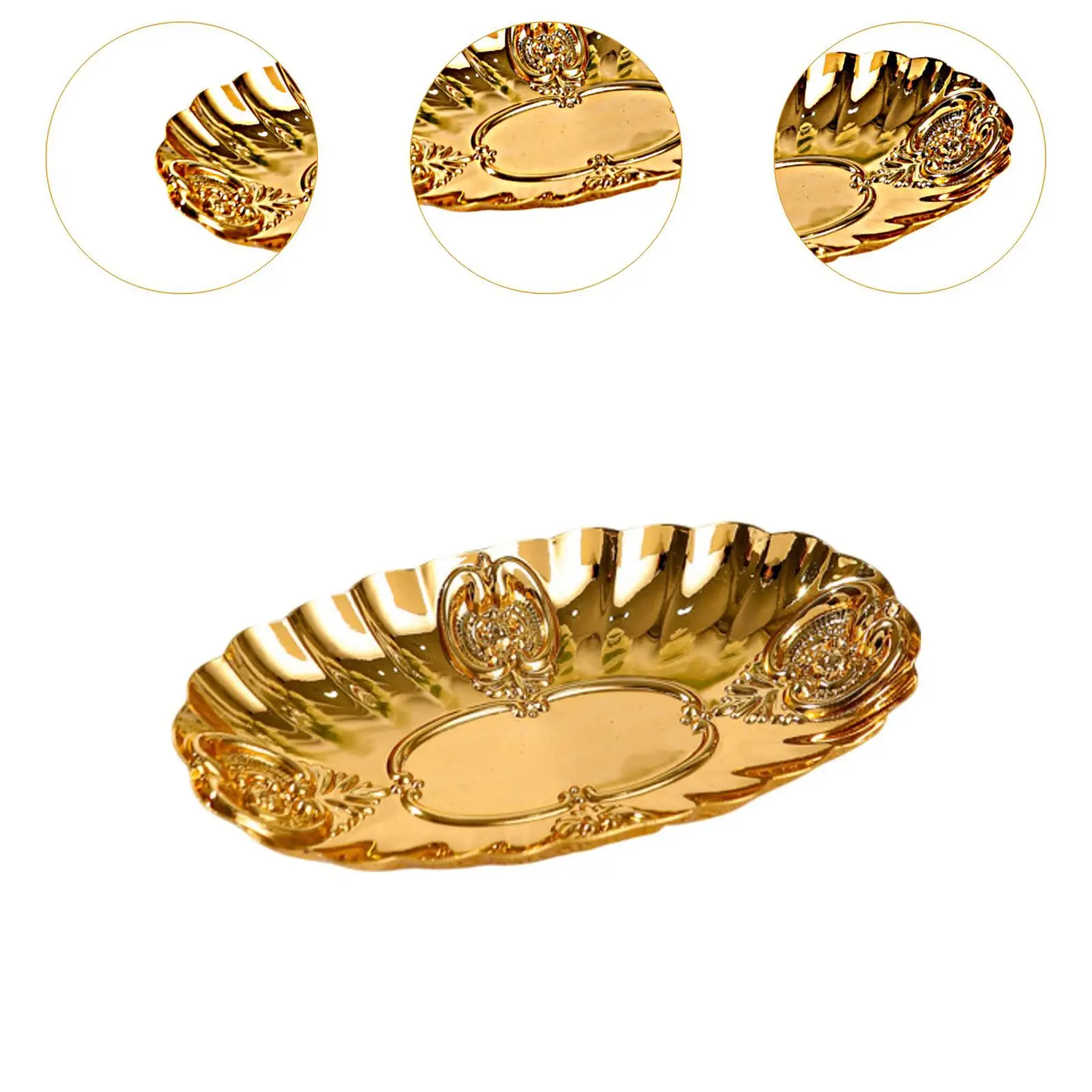 صينية المجوهرات طبق حلية ديكور المنزل الحديث منظم المجوهرات لوحة المجوهرات للمقهى سطح المكتب لوازم الحفلات المطعم