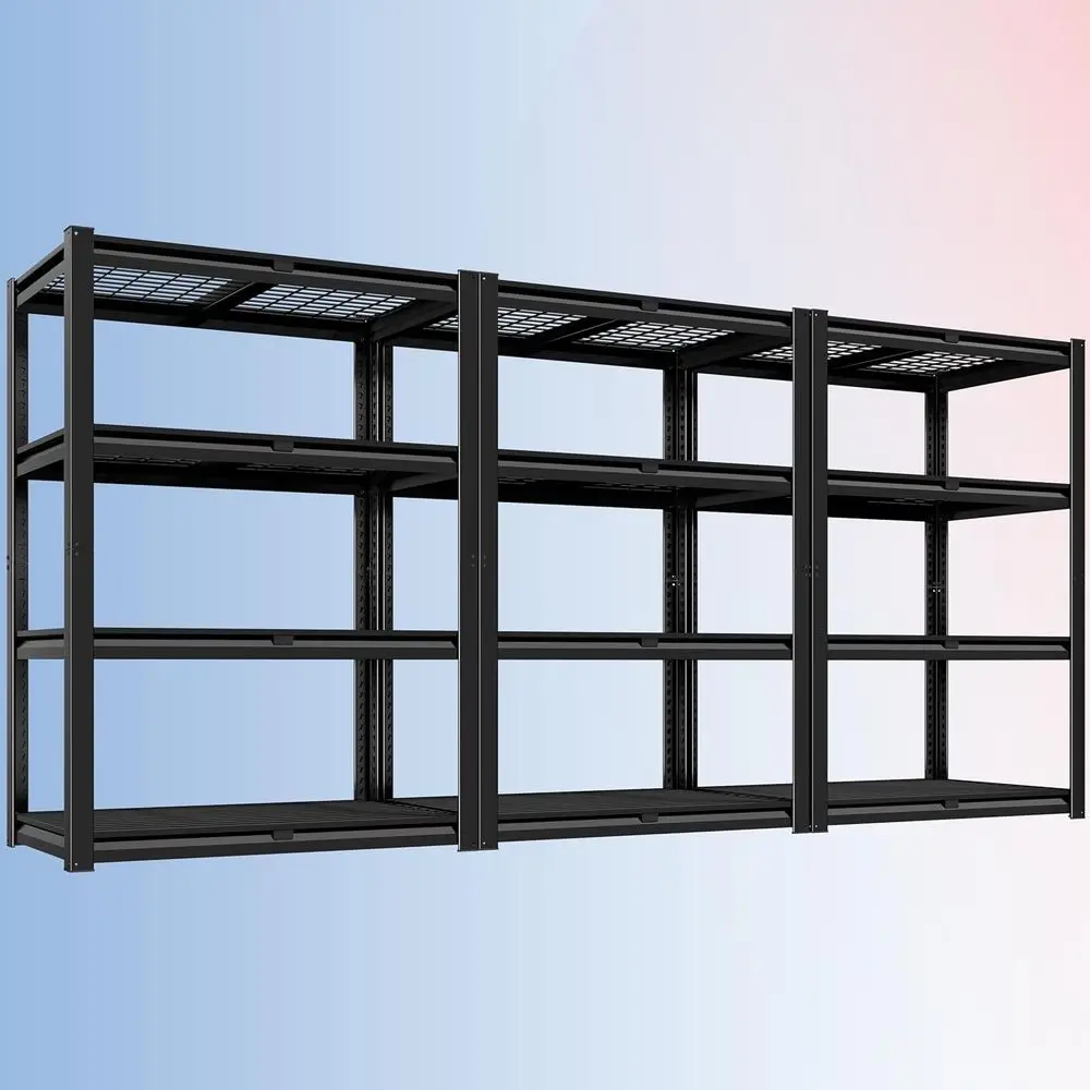 

4-Tier Industrial Metal Wire Shelving Unit, 2200 lbs Capacity, 40W x 20D x 60H, for Garage, Basement, Pantry, Warehouse