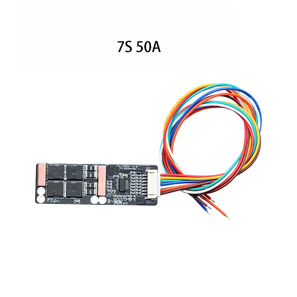 6S 7S 30A 50A Li-ion Lithium Battery Protection Board Charge Discharge Temperature Protect for Electric Drill RC Car Escooter