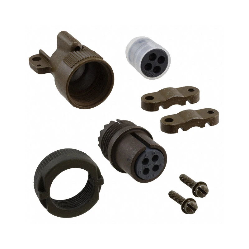 MS3106E14S-2S,Female,Circular Connector,4P,Solder Cup,Straight,Circular Type,4 Terminals,1 Port,Male,MS3106E14S-2P