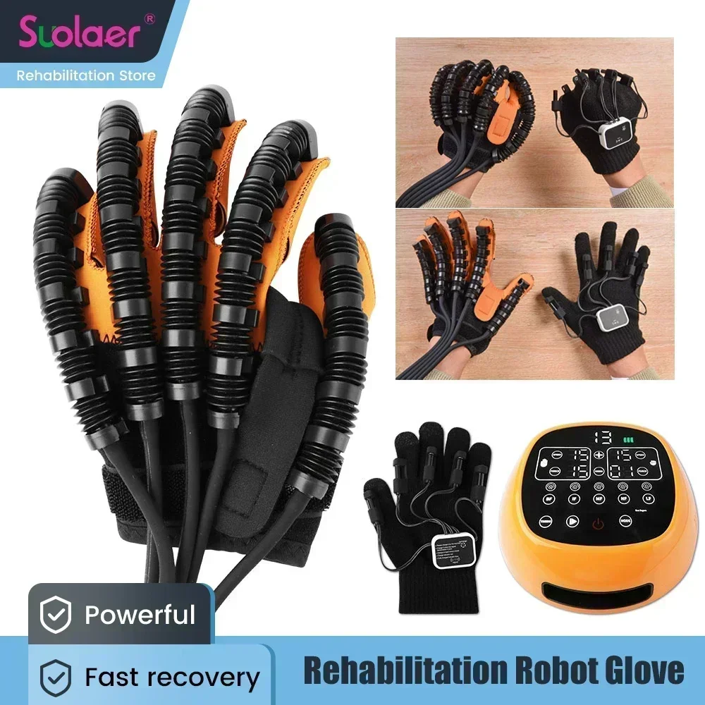 Newly Upgraded Rehabilitation Robot Gloves Cerebral Infarction Hemiplegia Hand Training  Stroke Finger Recovery Strengthener