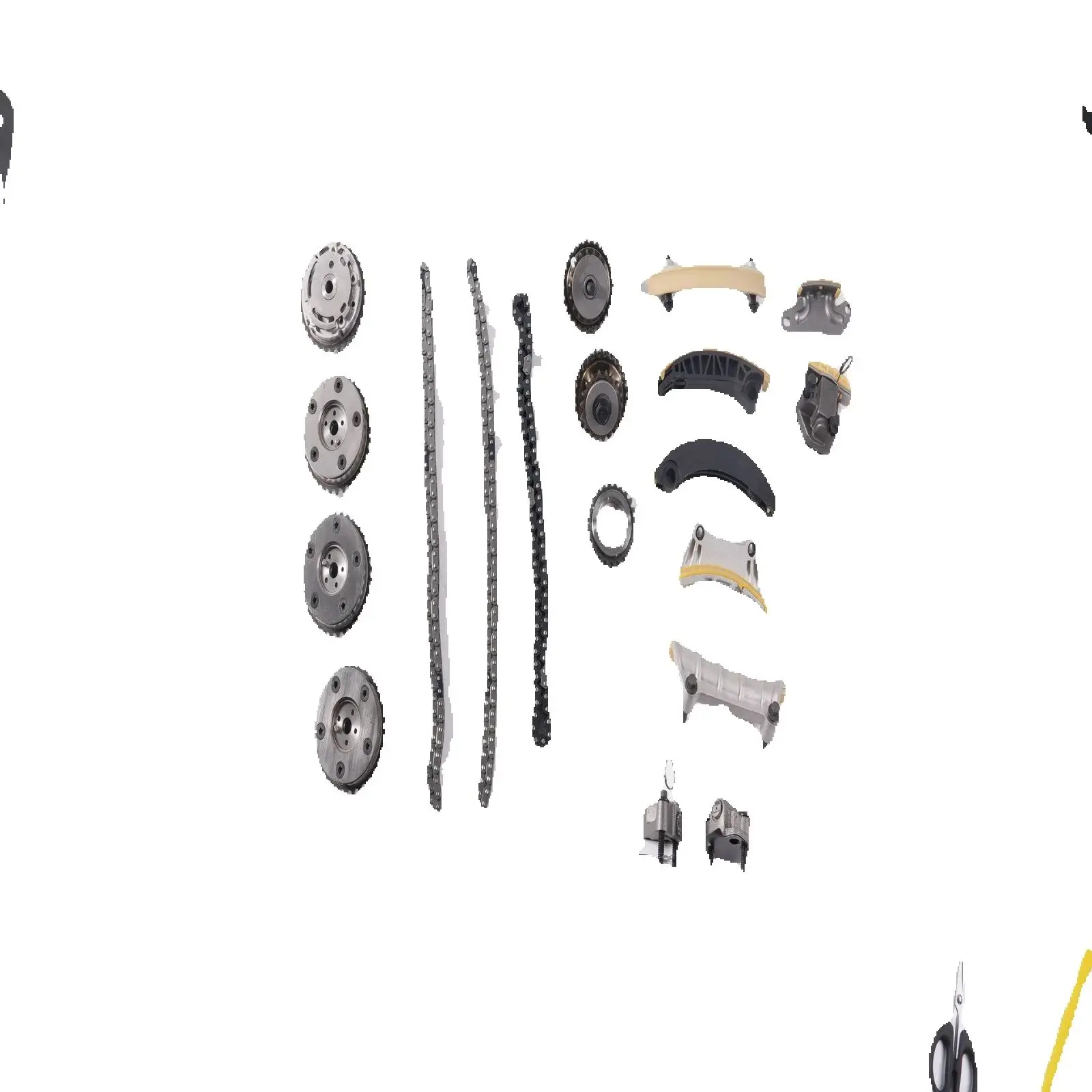 

1 Set Timing Chain Kit 12588273 12588272 916-637 916-951 12571759 For 2004-2006 Buick Cadillac CTS SRX STS 2.8L 3.6L