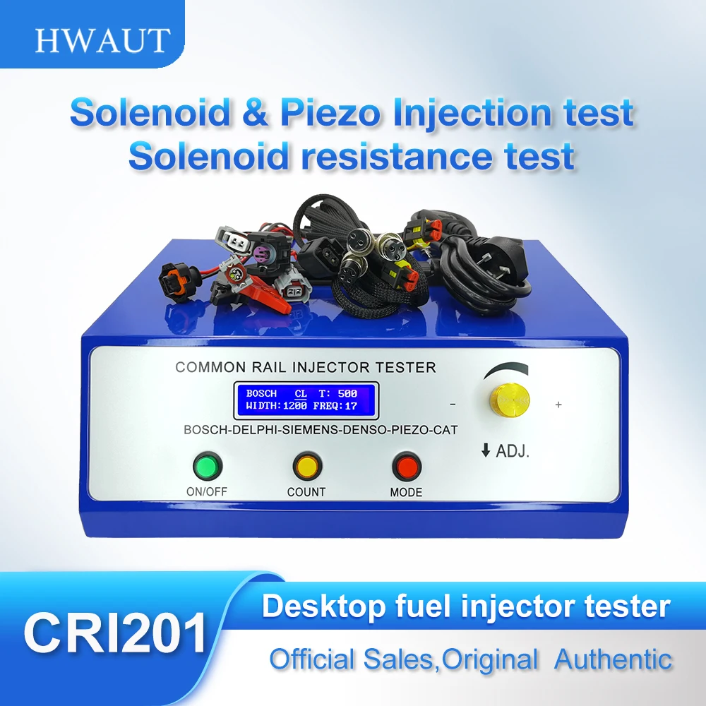 

CRI201 CRDI Common Rail Injector Tester Simulator With Piezo Injector Test Functions For Bosch Denso Delphi Siemens Injectors