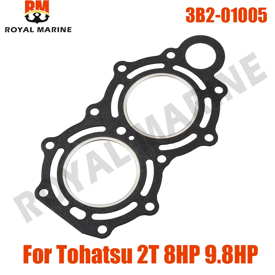 3B2-01005 346-01005 Cylinder Head Gasket For Tohatsu NISSAN Outboard Motor 2T 8-30HP 3B2-01005-0 Hangkai HDX 9.8HP 346-01005-1