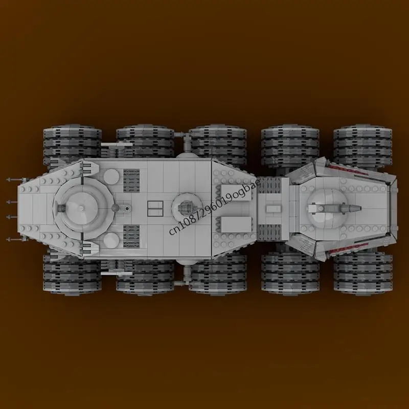 Nuevo 1856 Uds. Famoso película de batalla de estrellas Moc Turbo Tank Havw A6 modelo bloques de construcción Diy Ideas creativas juguetes para niños regalos de cumpleaños