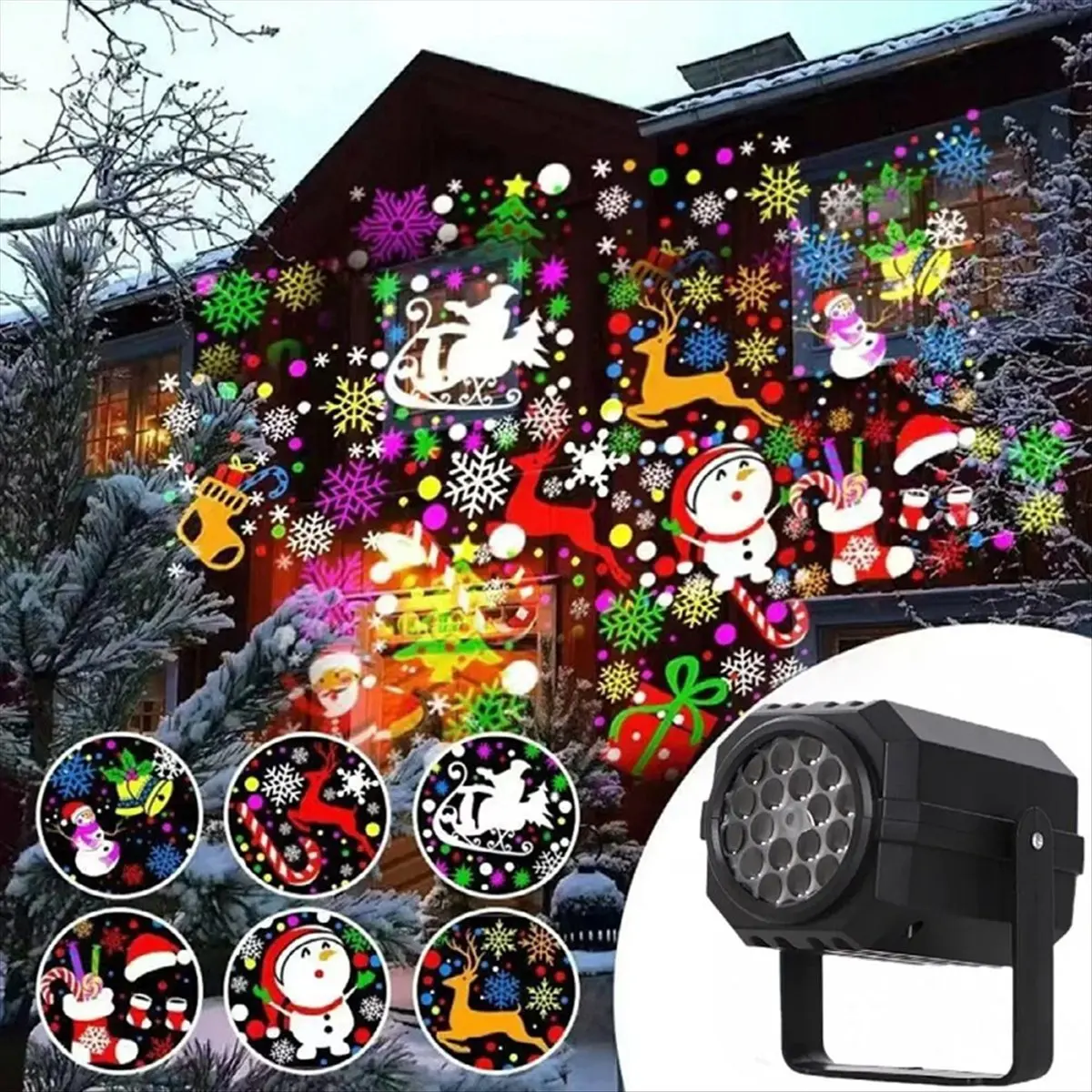 (DISKON) Lampu Proyektor Natal - Outdoor Lighting Volt ulasan dan harga