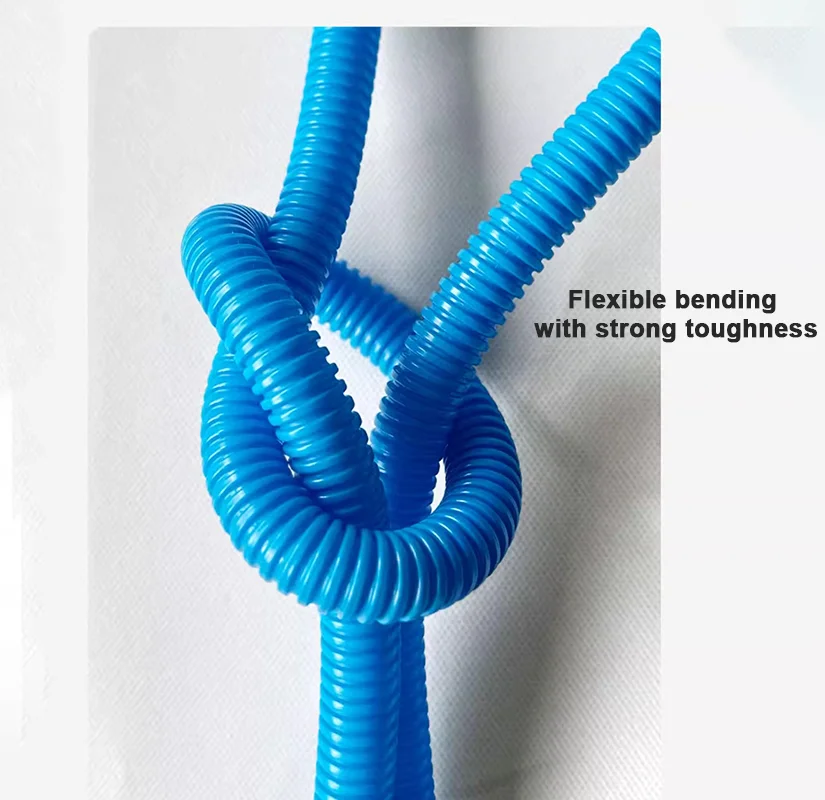 

1.5m 2m Washing Machine Drain Hose Flexible Plastic Dishwasher Drain Hose Extension Corrugated Washer Discharge Tube ID 17-20mm