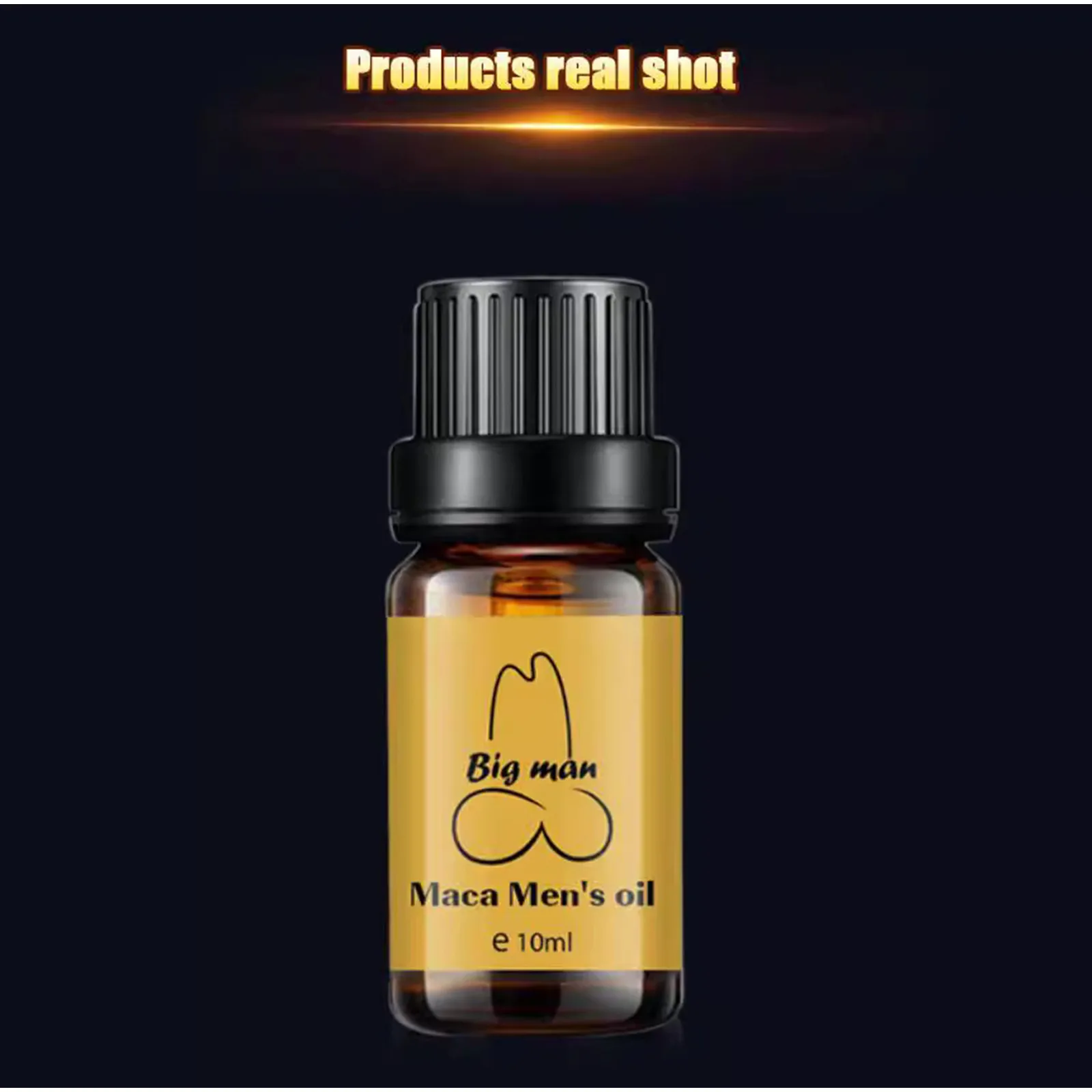 MACAOIL Men's Massage Oil for Private Care, Men's Enlargement Oil Private Parts Maintenance Macho Massage Oil Yang Oil 10ml