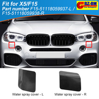 Headlight Nozzle Right or Left Black Washer Cover For BMW X5 F15 SERIES M SPORT 51118059938 51118059937 ﻿