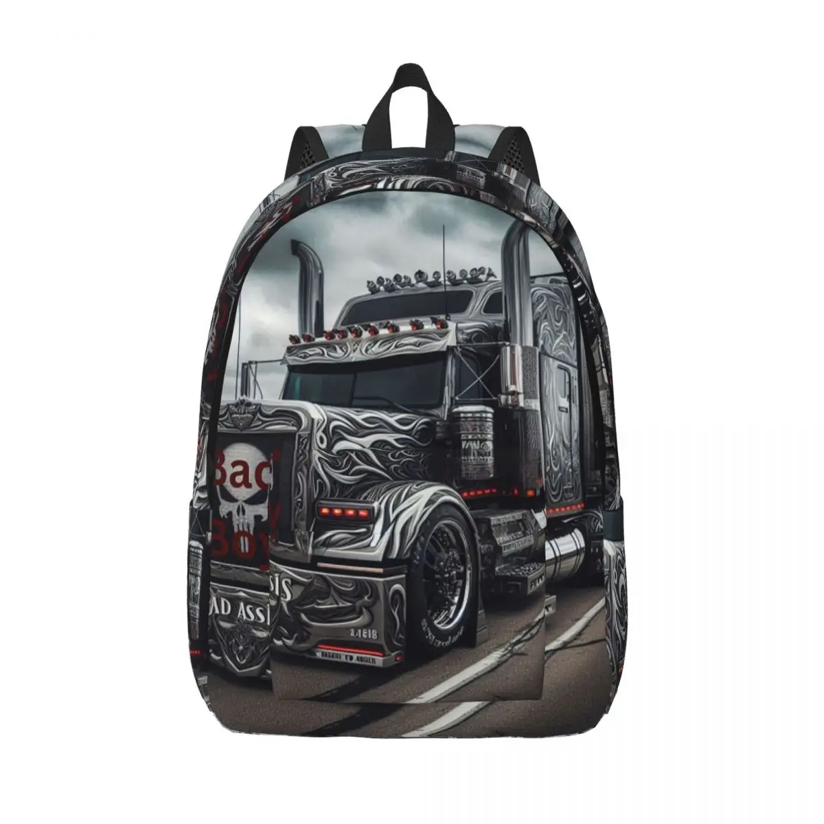 

Bad Boy Backpack Student Boys Girls BookBag Children School Bag Laptop Shoulder Bags for Men Women