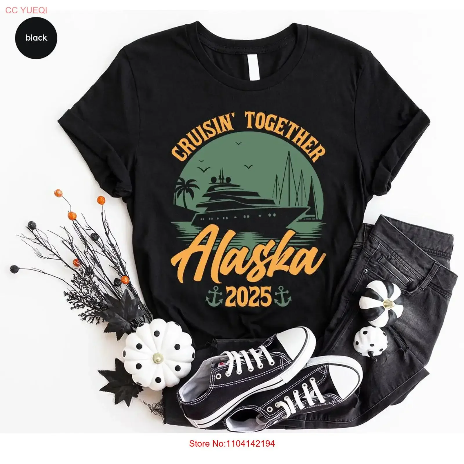 Alaska 2025 Cruise T Shirt Vacation Matching Cruising Family Together vintage Washed Stylish streetwear Casual designer clothes