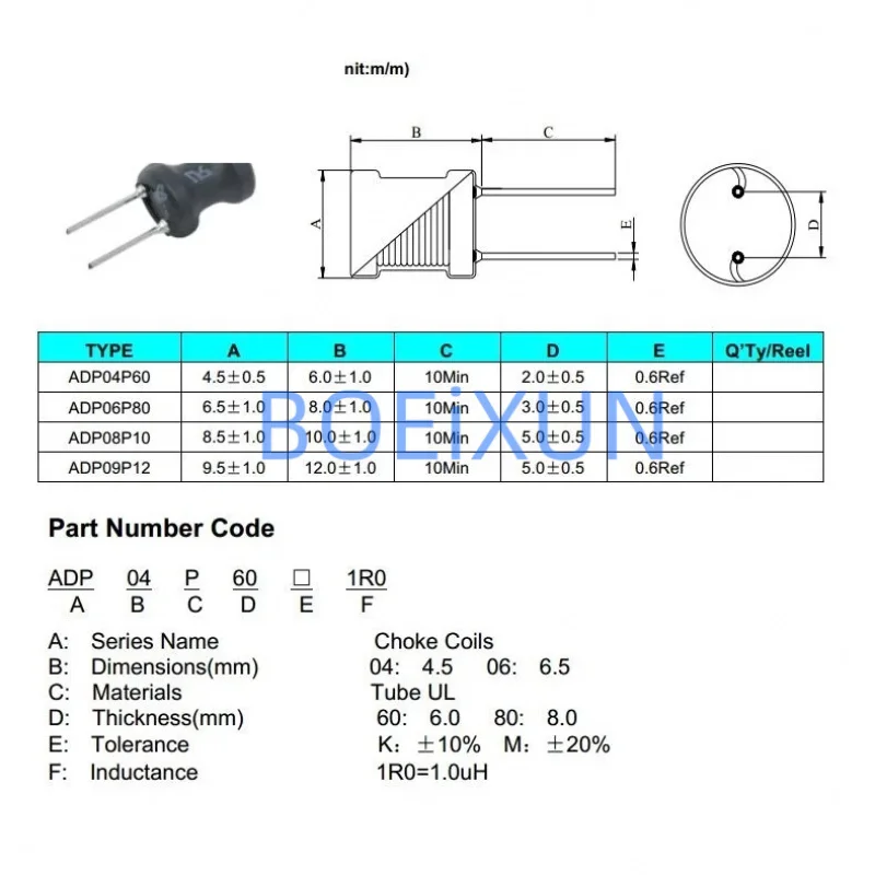 10PCS Power Inductor DIP 68mm 6X8mm 2.2UH 4.7UH 10uH 22uH 100uH 330uH 470uH 1MH 2.2MH 4.7MH 10MH Inductance 2 Pins 9X12/8X12MM