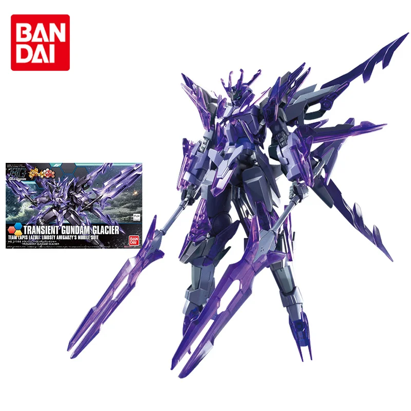 

Bandai Gundam Model Kit Anime Figure Toys HGBF 1/144 Transient Gundam Glacier Genuine Gunpla Action Toy Figure Toys for Children