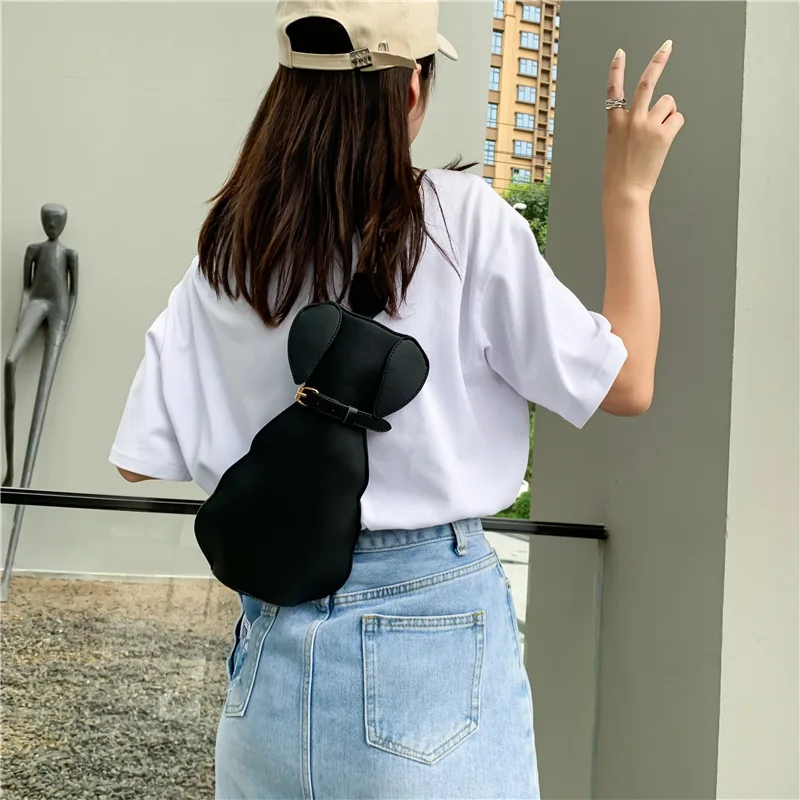 Cute Puppy Cat Shape Shoulder Bags for Women Fashion Purses and Handbags Girls Crossbody Bag Fun Designer Clutch Bag Animal Bag