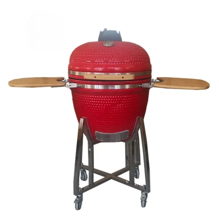 23.5 Inch Easy to Operate Ceramic Folding BBQ Firebox up to Date Vertical Supplies Outdoor Use