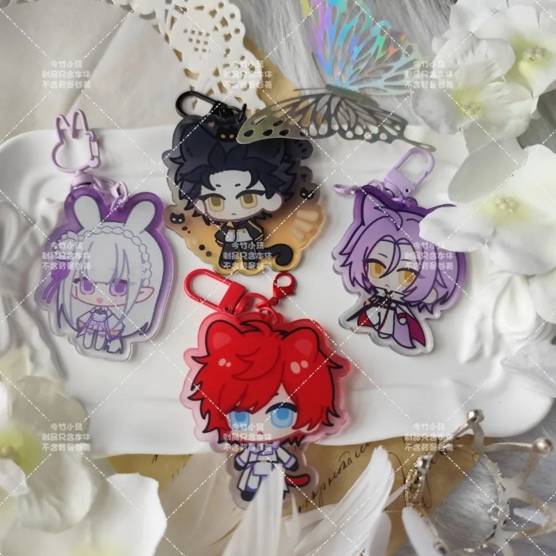 Re:Zero − Starting Life in Another World Acrylic Keychain Natsuki Subaru Emilia Julius Juukulius Journal Pouch Charm Locker Key