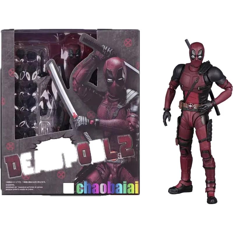 

Deadpool Action Figure Deadpool & Wolverine SHFiguarts Joint Movable New Mutants Wilson Comics SHF Model Movie Toy for Kids Gift