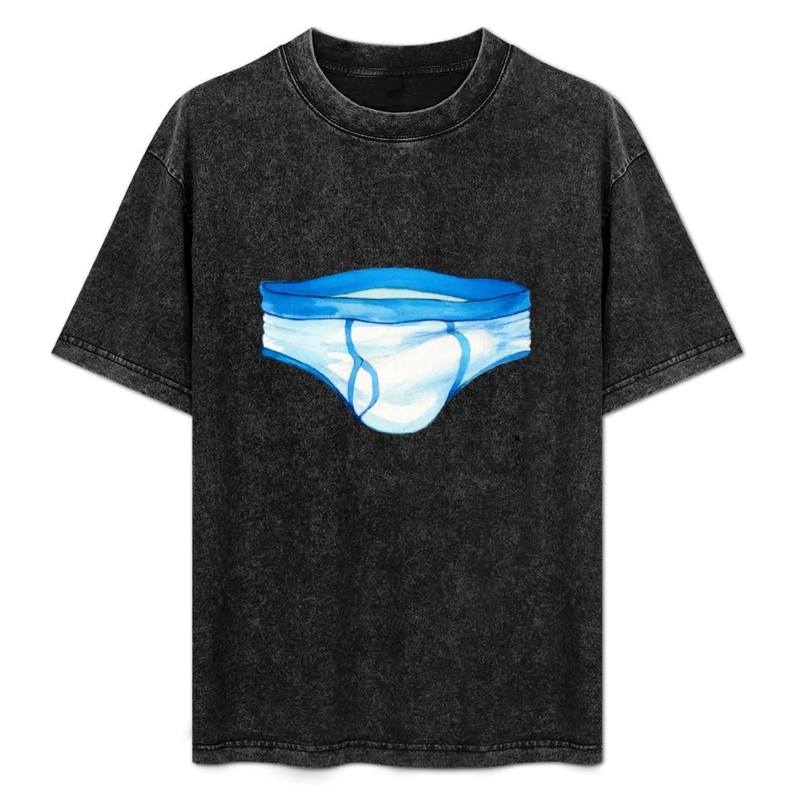 

The briefs. Watercolor painting T-Shirt Plus Size Everyday Tee Shirt